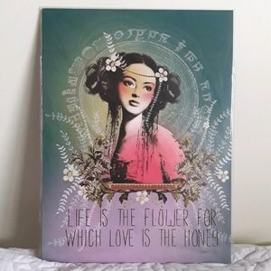 "HONEY LOVE" ART PANEL BY PAPAYA